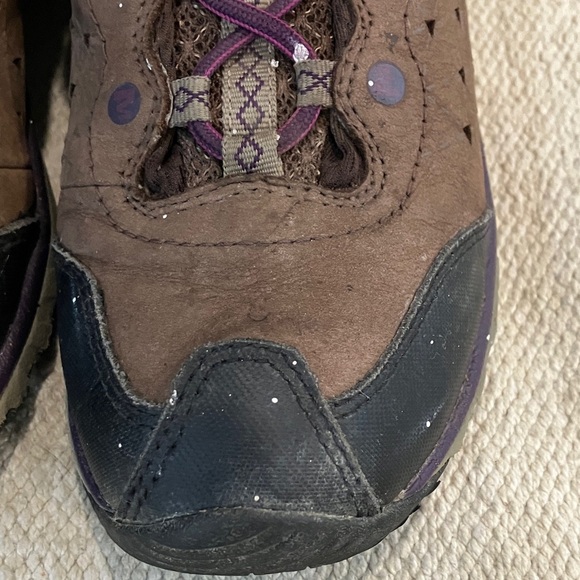 Merrell size 9 wm’s leather vibram air cushion hiking boot /  Shoes - Picture 15 of 16